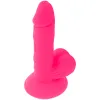 DIVERSIA - FLEXIBLE VIBRATING DILDO PINK 17 CM -O- 3.3 CM