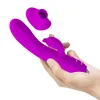 PRETTY LOVE - REGINA RECHARGEABLE VIBRATOR-SUCTION GEL PURPLE
