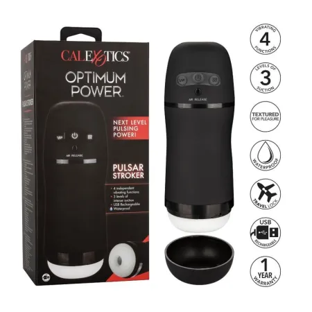 CALEXOTICS - OPTIMUM POWER STROKER VIBRATING AND STIMULATING WAVES FUNCTIONS
