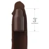 FANTASY X- TENSIONS - PIPEDREAMS EXTENSION W STRAP 7 INCH BROWN