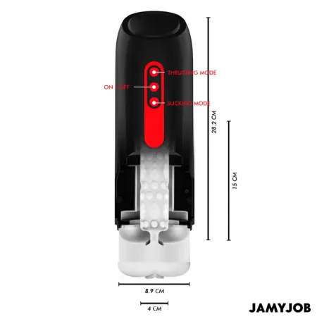 JAMYJOB - PHANTOM AUTOMATIC VAGINA MASTURBATOR 5 STIMULATING WAVES AND THRUST MODES