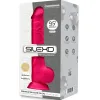 GET REAL - DILDO 12 CM WITH BALLS BLACK