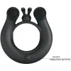 PRETTY LOVE - DAHLIA VIBRATING RING + CLITORIS STIMULATOR 12 VIBRATIONS BLACK