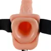 FETISH FANTASY SERIES - SERIES 9 HOLLOW STRAP-ON WITH BALLS 22.9CM FLESH