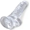KING COCK - CLEAR REALISTIC PENIS WITH BALLS 16.5 CM TRANSPARENT