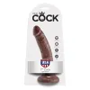 KING COCK - 7 DILDO CHOCOLATE 17.8 CM