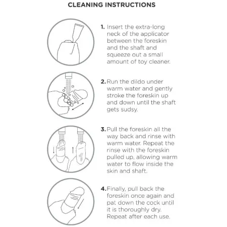 KING COCK - REALISTIC DILDO UNCUT FLESH 15 CM