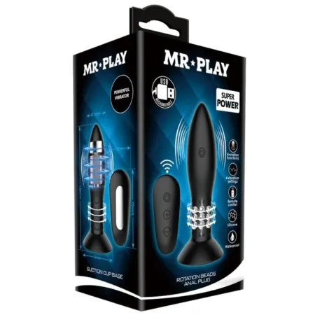 ROCKS-OFF - RUDE-BOY MALE G-SPOT MASSAGER 7 V BLACK