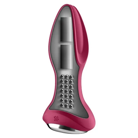 SATISFYER - ROTATOR PLUG 2+ VIBRATING PLUG APP RED