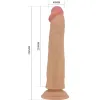 SILEXD - MODEL 1 REALISTIC PENIS PREMIUM SILEXPAN SILICONE BROWN 21.5 CM