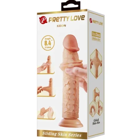 SILEXD - MODEL 1 REALISTIC PENIS PREMIUM SILEXPAN SILICONE BLACK 21.5 CM