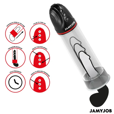 JAMYJOB - XPAND AUTOMATIC PUMP 3 STIMULATING WAVES LEVELS GRAY