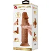 SILEXD - MODEL 2 REALISTIC PENIS PREMIUM SILEXPAN SILICONE BROWN 23 CM