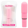 GLOSSY - POCKET VIBRATOR PINK