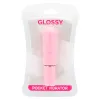 GLOSSY - POCKET VIBRATOR PINK