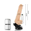 BASECOCK - REALISTIC VIBRATOR REMOTE CONTROL FLESH 18.5 CM -O- 4CM