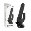 BASECOCK - REALISTIC VIBRATOR REMOTE CONTROL BLACK 18.5 CM -O- 4CM