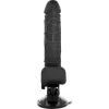 BASECOCK - REALISTIC VIBRATOR REMOTE CONTROL BLACK 18.5 CM -O- 4CM