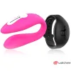 WEARWATCH - DUAL PLEASURE WIRELESS TECHNOLOGY WATCHME FUCHSIA / JET BLACK