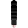 DOLCE VITA - RECHARGEABLE VIBRATOR SIX BLACK 7 SPEEDS