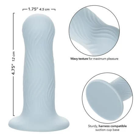 CALEXOTICS - WAVE RIDER FOAM ANAL PLUG BLUE