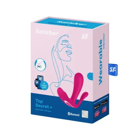 SATISFYER - TOP SECRET + VIBRATOR PINK