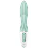 SATISFYER - AIR PUMP BUNNY 5+ INFLATABLE RABBIT VIBRATOR APP GREEN