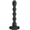 PRETTY LOVE - LYNN SILICONE ANAL PLUG 10 VIBRATIONS BLACK