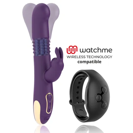 TREASURE - BASTIAN RABBIT UP & DOWN, ROTATOR & VIBRATOR WATCHME WIRELESS TECHNOLOGY COMPATIBLE
