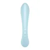 SATISFYER - TRIPLE OH HYBRID VIBRATION BLUE