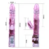 KING COCK - DOUBLE TROUBLE DOUBLE DILDO 46 CM CLEAR