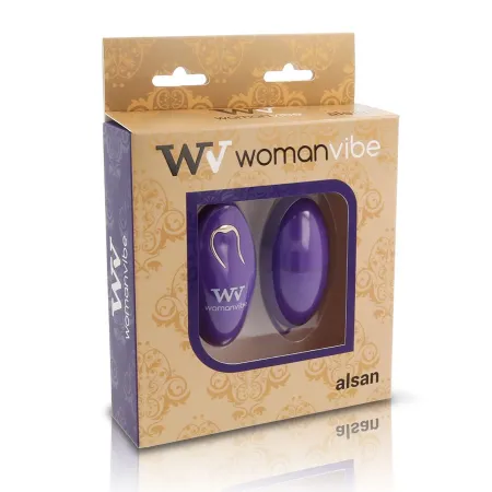 WOMANVIBE - ALSAN SILICONE REMOTE CONTROL EGG PURPLE