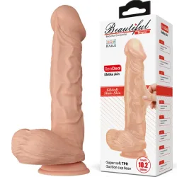 BAILE - BEAUTIFUL ENCOUNTER BERGRISI FLEXIBLE REALISTIC DILDO 26 CM NATURAL