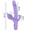 INTENSE - BILLIE MULTIFUNCTION VIBRATOR STIMULATING WAVES & PULSING PURPLE