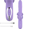 INTENSE - BILLIE MULTIFUNCTION VIBRATOR STIMULATING WAVES & PULSING PURPLE