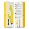 INTENSE - TOKY MULTIFUNCTION VIBRATOR UP & DOWN WITH CLITORAL STIMULATOR YELLOW