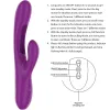 INTENSE - APOLO RECHARGEABLE MULTIFUNCTION VIBRATOR 7 VIBRATIONS WITH SWINGING MOTION PURPLE