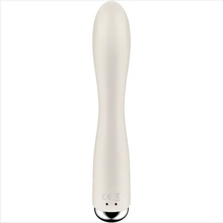 SATISFYER - SPINNING RABBIT 1 CLITORIS AND G-SPOT STIMULATION BEIGE