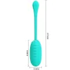 PRETTY LOVE - KIRK RECHARGEABLE VIBRATING EGG AQUA GREEN