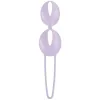 FUN FACTORY - SMARTBALLS DUO PELVIC BALLS WHITE / PASTEL LILAC