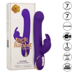 CALEXOTICS - JACK RABBIT VIBRATOR & STIMULATOR 7 VIBRATIONS AND STIMULATING WAVES MODE BLUE