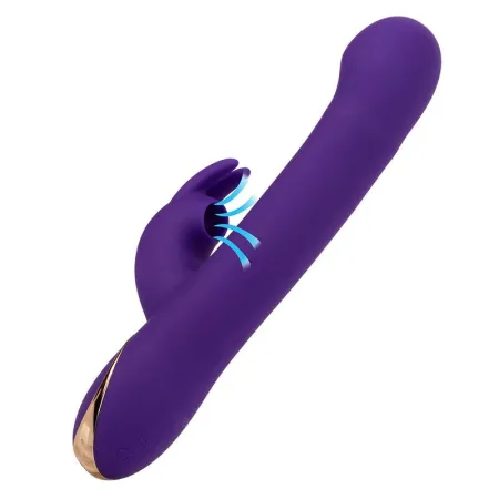 CALEXOTICS - JACK RABBIT VIBRATOR & STIMULATOR 7 VIBRATIONS AND STIMULATING WAVES MODE BLUE