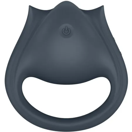 SATISFYER - PERFECT PAIR 2 MULTIVIBRATOR 2 IN 1 PENIS RING AND FINGER STIMULATOR GREY