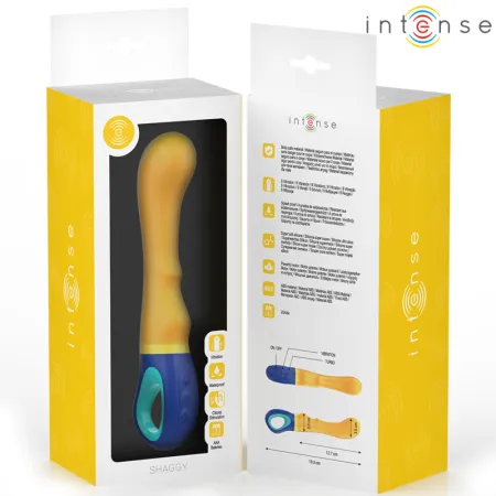 INTENSE - SHAGGY G-SPOT VIBRATOR YELLOW