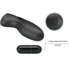 PRETTY LOVE - ALAN SILICONE FINGER VIBRATOR BLACK