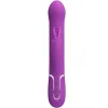 PRETTY LOVE - COALE 4 IN 1 MULTIFUNCTION RABBIT VIBRATOR PURPLE