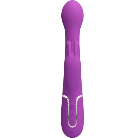PRETTY LOVE - DEJON 3 IN 1 MULTIFUNCTION RABBIT VIBRATOR PURPLE