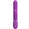 PRETTY LOVE - PERLITA 3 IN 1 MULTIFUNCTION RABBIT VIBRATOR PURPLE