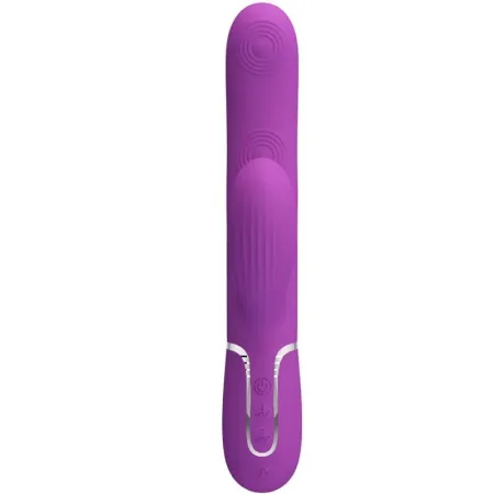 PRETTY LOVE - PERLITA 3 IN 1 MULTIFUNCTION RABBIT VIBRATOR PURPLE