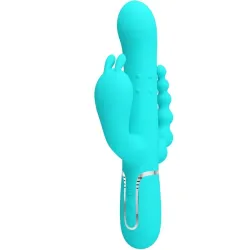 PRETTY LOVE - CAMMY 4 IN 1 MULTIFUNCTION TRIPPLE RABBIT VIBRATOR BLUE